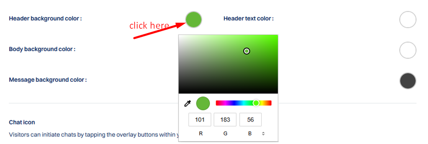 Use Custom Color Codes...