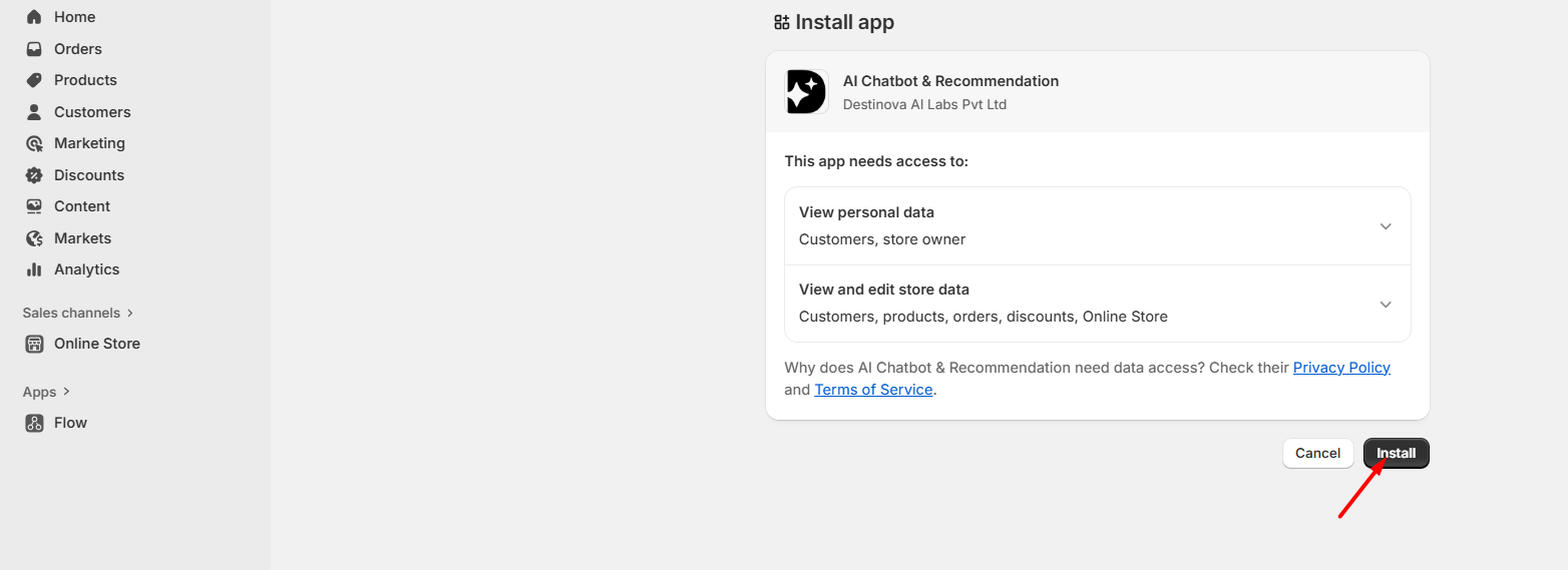 Click the Install...
