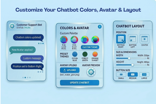 Customize Chatbot Colors & Avatar