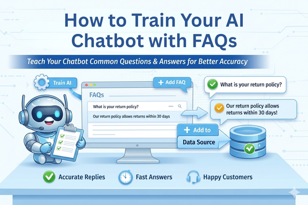 How to Train Your AI Chatbot with FAQs in ReComAI