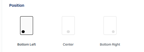 Available options: