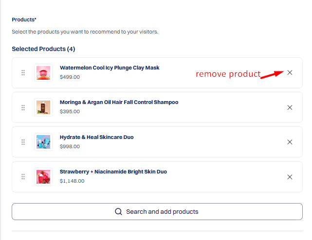 Add or remove...