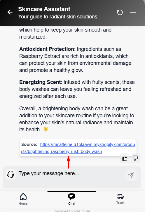 A source link is shown...