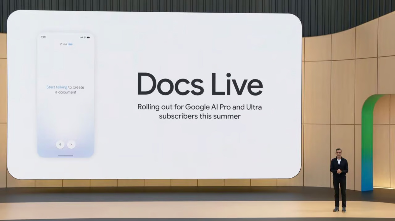 Google productivity suite updates including AI Inbox, Google Pics, Docs Live and Talk to Keep powered by Gemini at Google I/O 2026