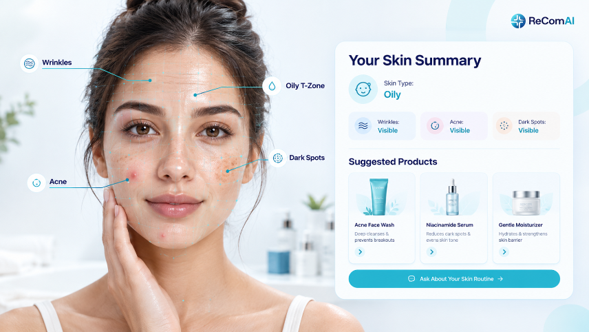 How AI skin analysis reads skin type, skin tone and skin concerns